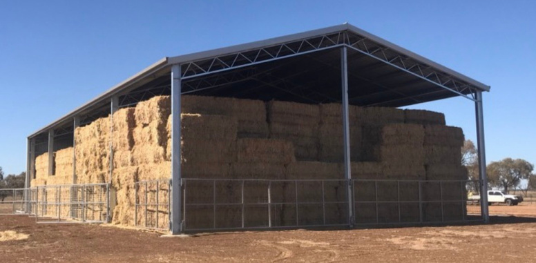 Hay shed
